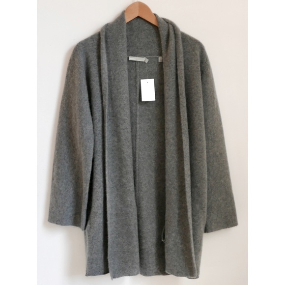 NWT Vince Cashmere Gray Cardigan